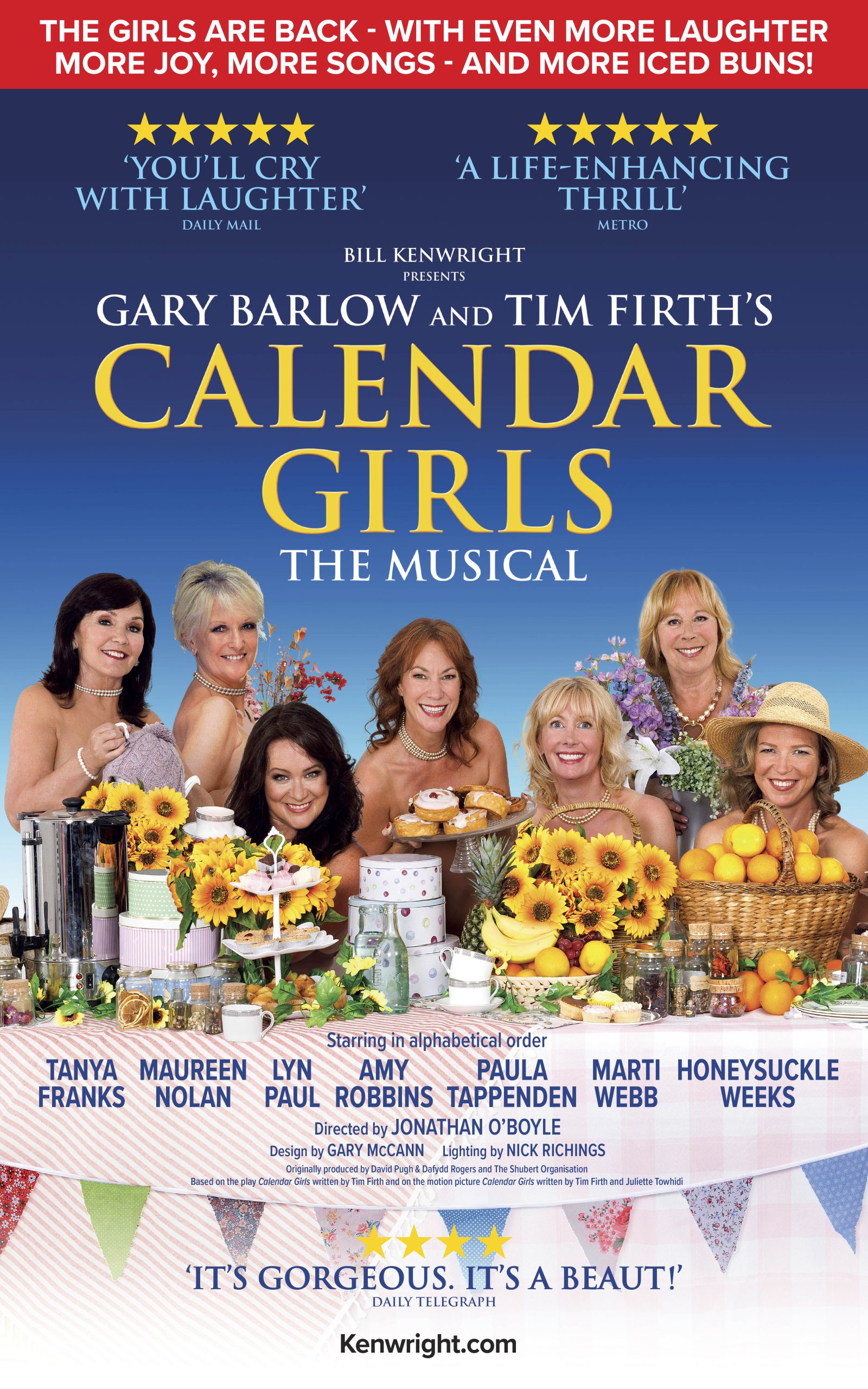 Calendar Girls the Musical – 2023 Tour - Bill Kenwright Limited
